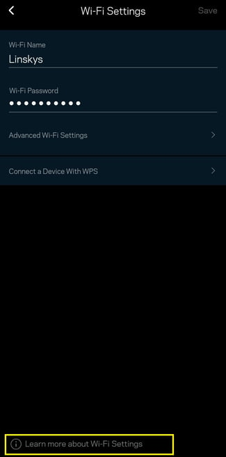 Advanced wifi settings help