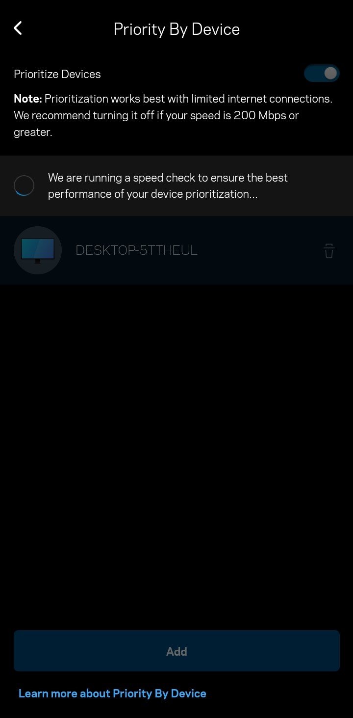 How to set up device priority on your Connect Fibre Router