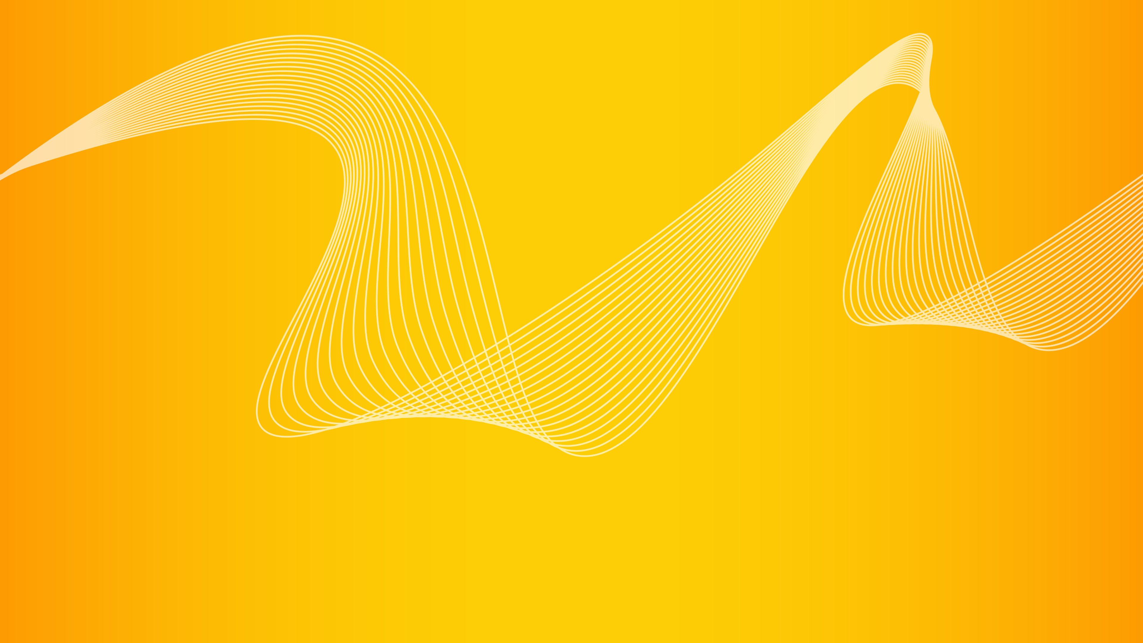 Yellow gradient background with white wave overlayed on top