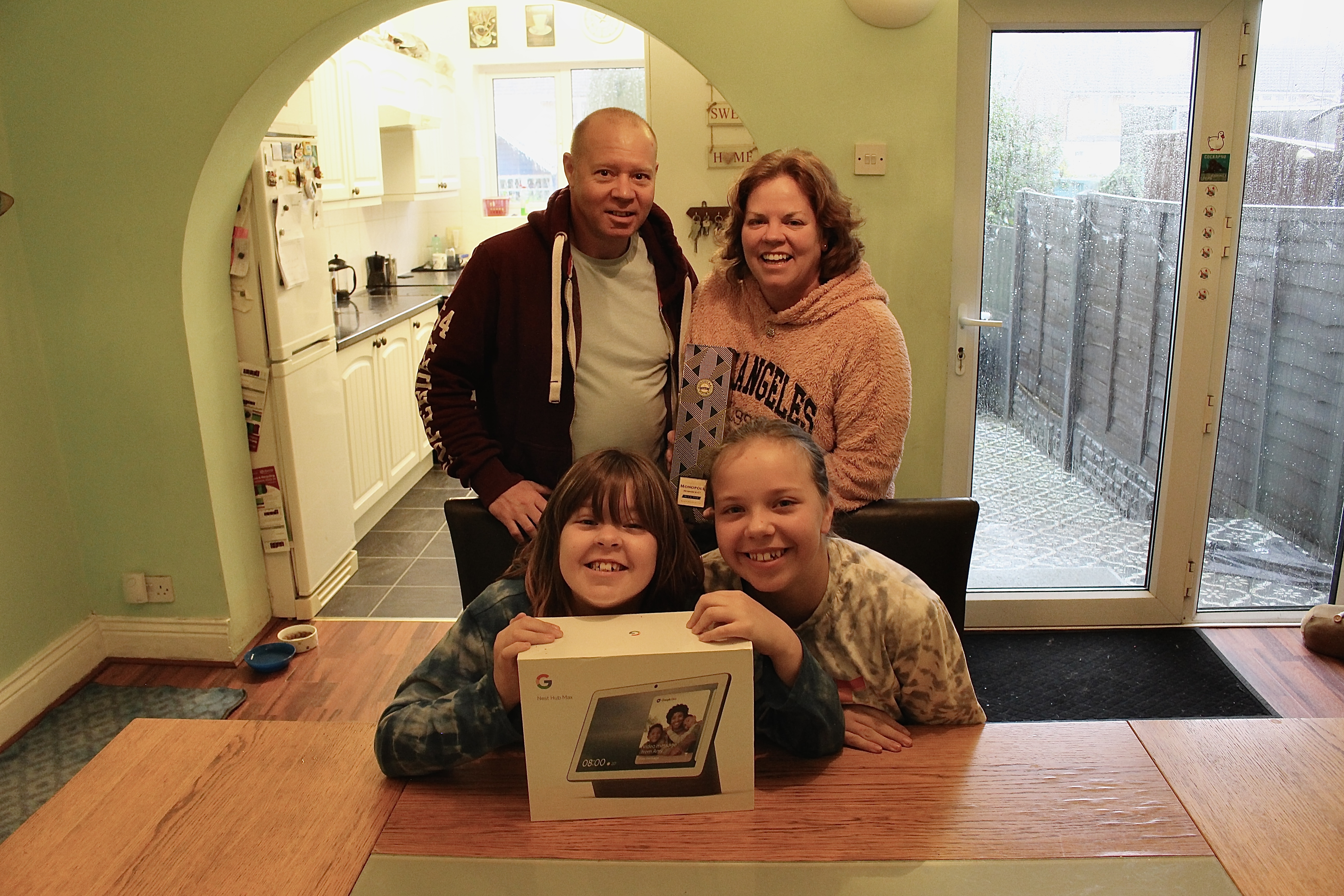 Rudi and his family, our first customers in the town of Bolsover