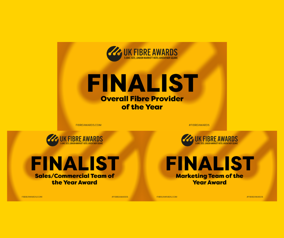 Connect Fibre Shortlisted for Three UK Fibre Awards! 🎉