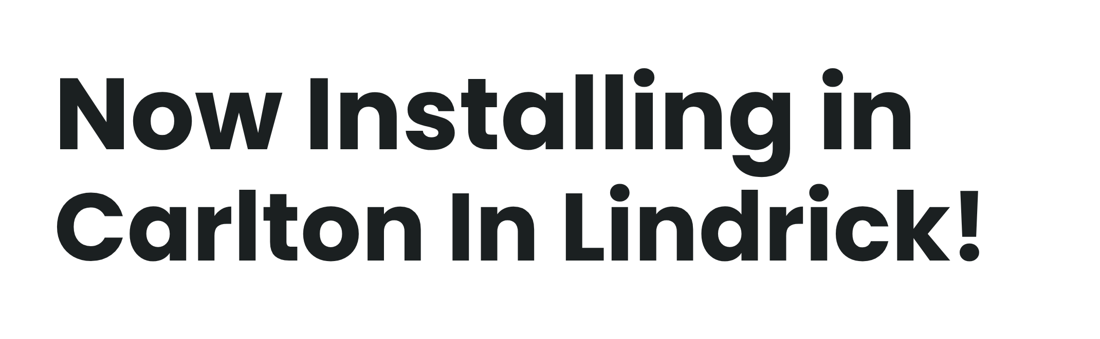 Now Installing